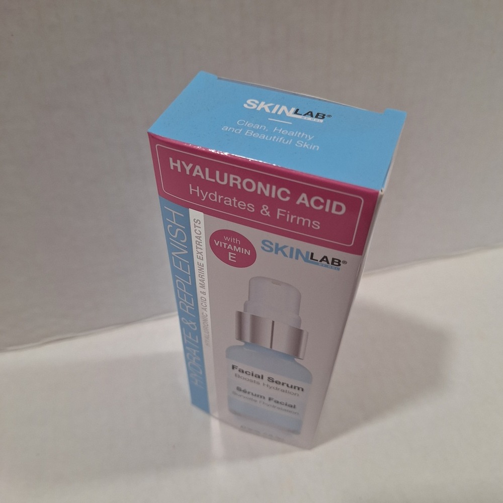 SkinLab Hydrate & Replenish Facial Serum With Vitamin E 1oz. Hyaluronic Acid NEW - Picture 10 of 15